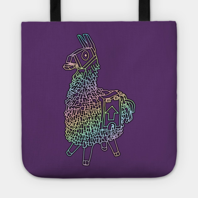 Fortnite Llama Pastel Fortnite Llama Tote Teepublic - fortnite llama pastel tote