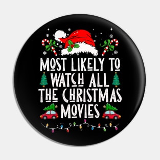 Most Likely To Watch All The Christmas Movies Pin