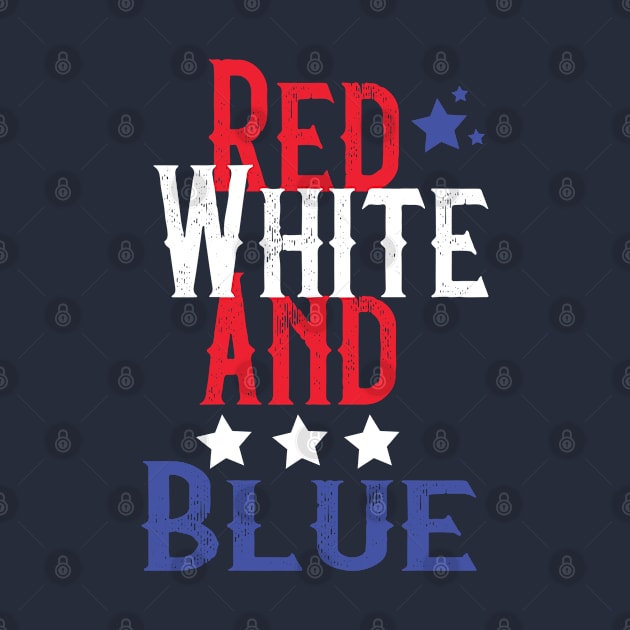 Patriotic Red White and Blue by FruitflyPie