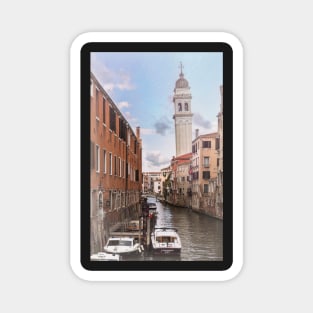 A Side Street In Venice Magnet