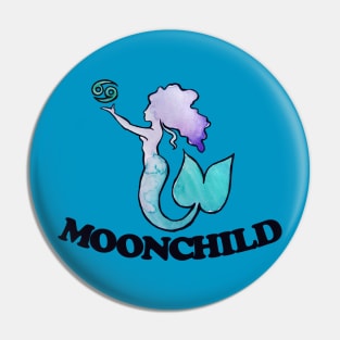 Mermaid Moonchild Pin