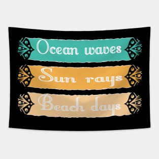 ocean waves, sun rays, beach days, beach shirt,surf, surfer,shirt, summer shirt, Tapestry