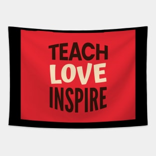 Wyoming Teacher Teach Love Inspire Tapestry