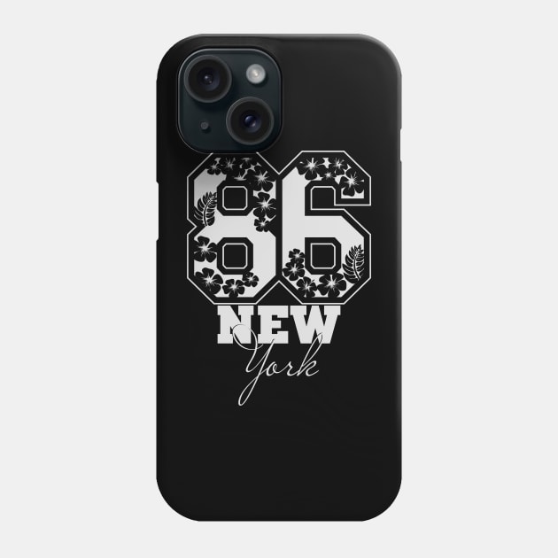 86 New York Phone Case by Alouna