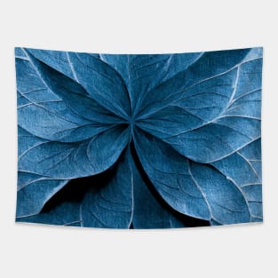 Blue leaf magic Tapestry