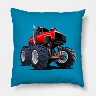 Cartoon monster truck Pillow