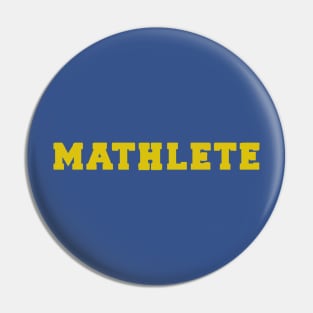 Mathlete Pin