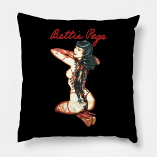 Bettie Page Pin Up Color Pillow