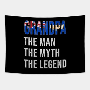 Grand Father Anguillan Grandpa The Man The Myth The Legend - Gift for Anguillan Dad With Roots From  Anguilla Tapestry