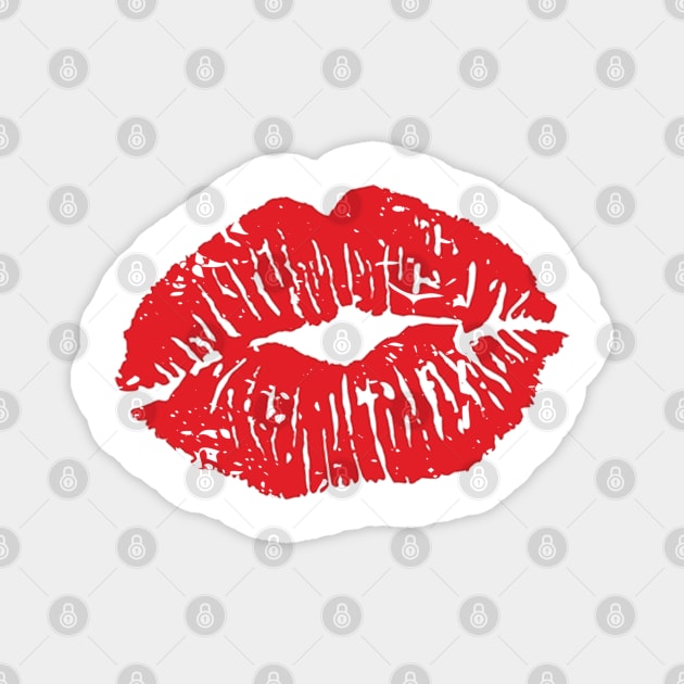 Kiss - Mouth - Lipstick Magnet by FlashDesigns01