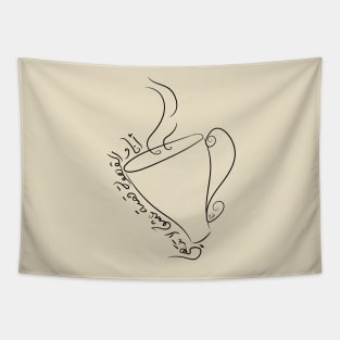 Coffee love Tapestry