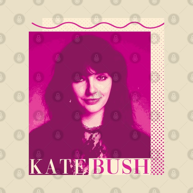 Kate Bush /// Vintage design by HectorVSAchille