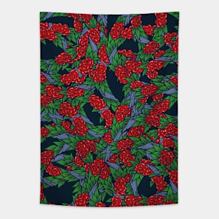 Red Roses Tapestry