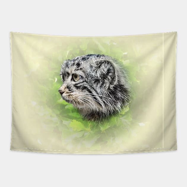 Manul-Pallas's cat Tapestry by Guardi