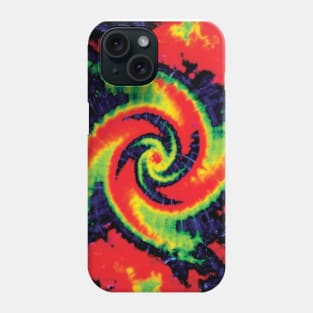 Wig Wag Mini Spiral Crumple Tie Dye Phone Case