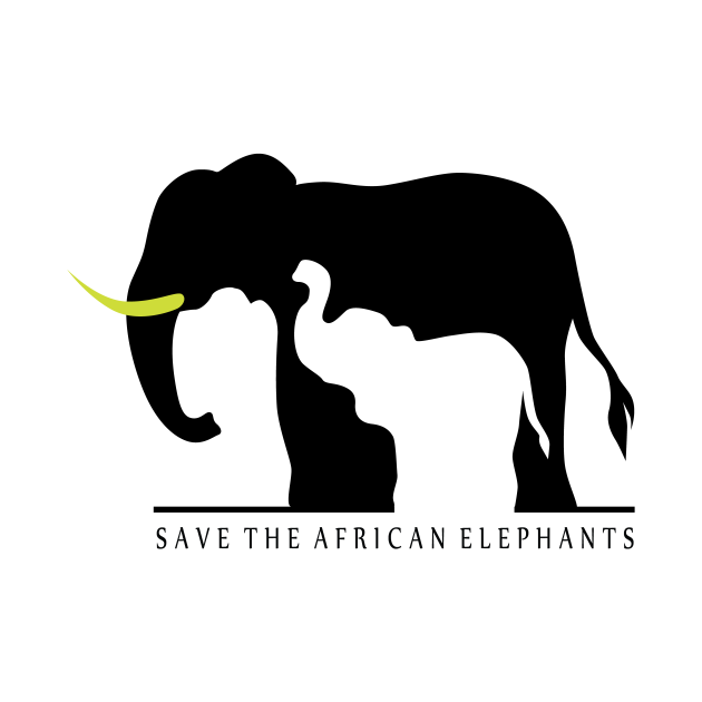 Save the African Elephants - Elephant - T-Shirt | TeePublic