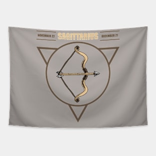 Sagittarius Zodiac Sign Tapestry