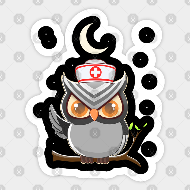 Chibi Anime Night Owl Nurse International Nurse Day - International Nurse Day - Sticker | TeePublic Chibi Anime Night Owl Nurse International Nurse Day - International Nurse Day - Sticker | TeePublic