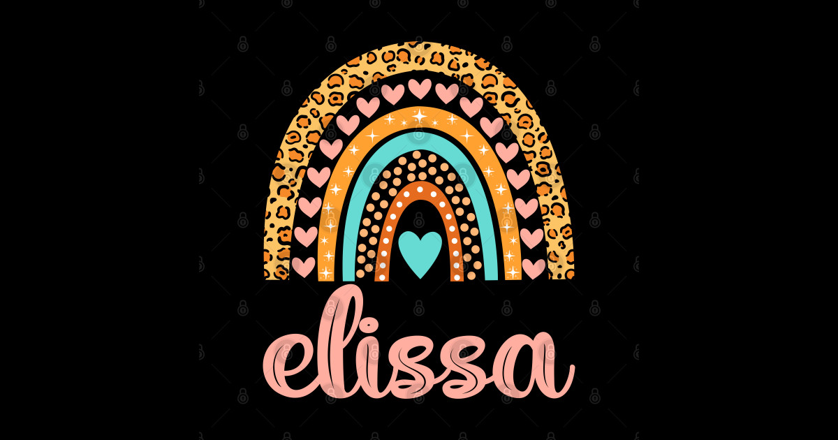 Elissa Name Elissa Birthday Elissa Sticker Teepublic 