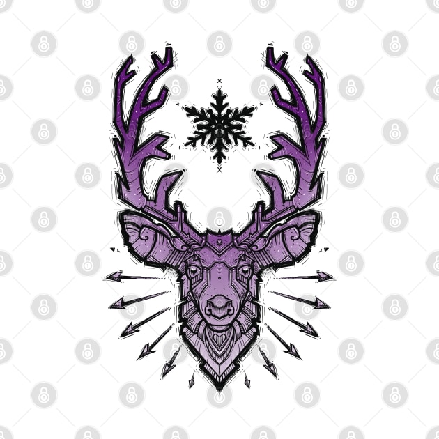 purple deer by weilertsen