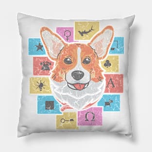 FICTIONAL DOG FACE Pillow