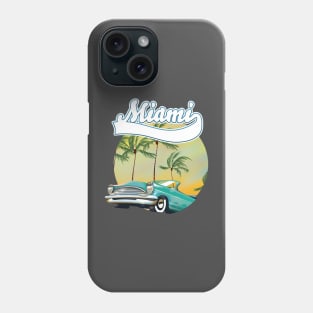 Miami Sunset logo Phone Case