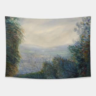 The Auvers Valley on the Oise River by Auguste Renoir Tapestry