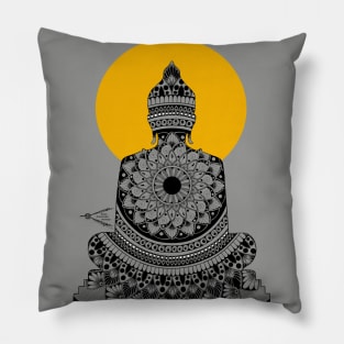 Mandala Buddha Pillow