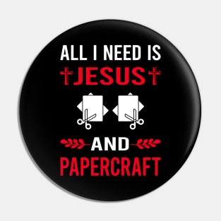 I Need Jesus And Papercraft Paper Craft Crafting Pin