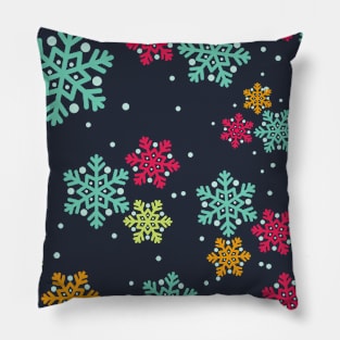 Snowflakes patter Pillow