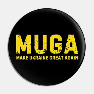 MUGA Make Ukraine Great Again vintage Pin