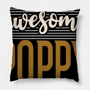 This is what an Awesome Poppy Looks Like fathers day Pillow