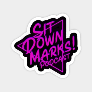 Sit Down Marks Retro 2 Magnet