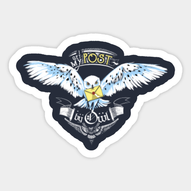 Owl Post Harry Potter Sticker Teepublic