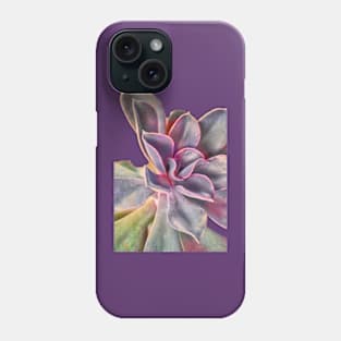 Purple Succulent Phone Case