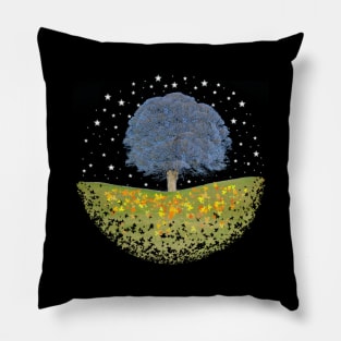 Starry Night Sky Pillow