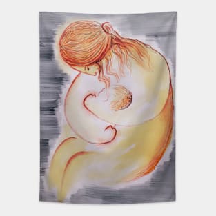 Mother And Child Tapestry