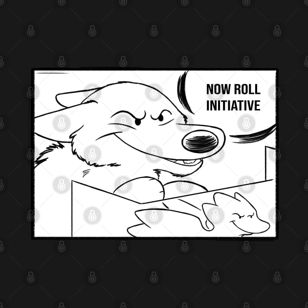 Now Roll Initiative Comic Panel by DnDoggos