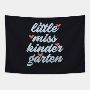 Little Miss Kinder Garten Love Heart Daughter Son Tapestry