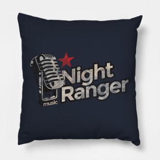 Night Ranger Vintage Pillow