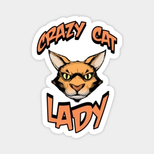 Crazy Cat Lady Magnet