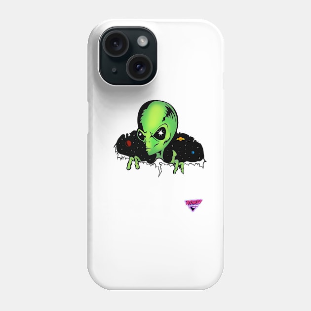 Close Encounter Phone Case by RowdyPop