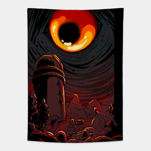 Dark Discovery Tapestry by Madkobra