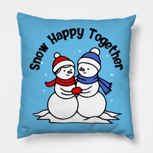 Snow Happy Together Pillow