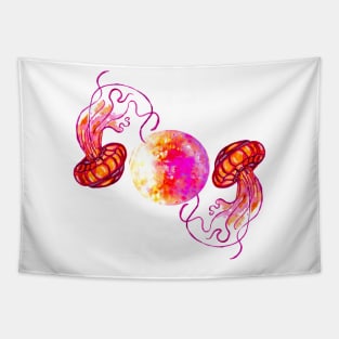 Sun Jellyfish Tapestry