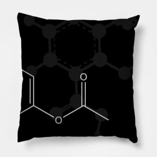 Aspirin Molecule Pillow