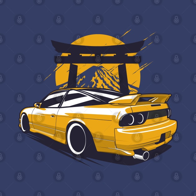 Yellow S13 JDM by KaroCars