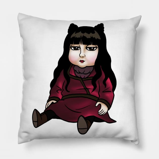 What We Do in the Shadows Nadja Doll Pillow by VictorianClam