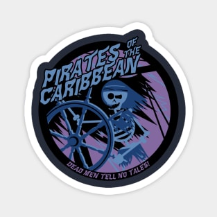 Pirates of the Caribbean (purple and blue) Magnet