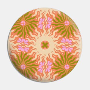 boho sun pattern Pin